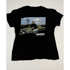 Ice Cube Graphic T-Shirt Cotton Black Large Rap Hip Hop Lowrider Streetwear Tee